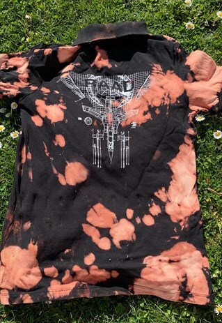 VINTAGE BAAD POLO BAADFLY BLACK TIE-DYE