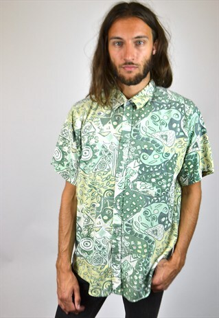 VINTAGE 90'S PATTERNED SHIRT