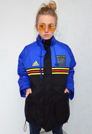 ADIDAS & SALLER COLAB VINTAGE 90S SPORT JACKET.