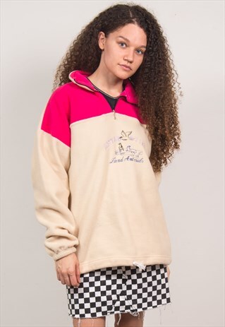 90'S 1/4 ZIP FLEECE JUMPER