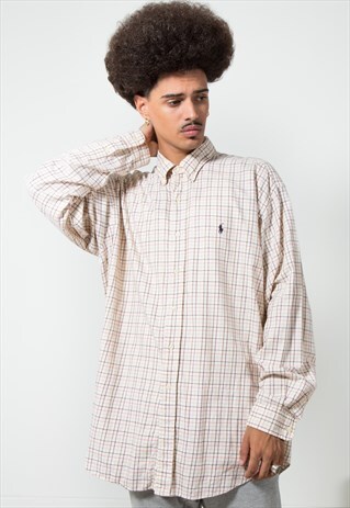 VINTAGE 80S POLO RALPH LAUREN SHIRT S4757