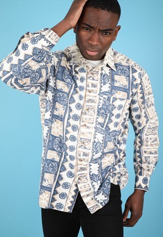 VINTAGE PATTERNED SHIRT NS8
