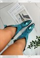 COWBOY BOOTS BLUE WESTERN COWGIRL BOOTS
