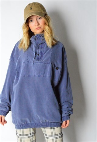 VINTAGE 80S BLUISH PURPLE LIGHTWEIGHT JACKET