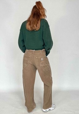Vintage Carhartt Carpenter Pants Women's Brown