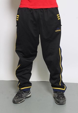 VINTAGE ADIDAS TRACK PANTS BLACK