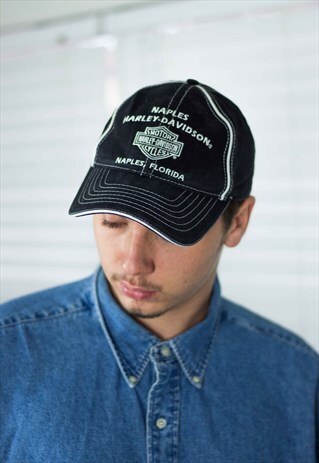 VINTAGE HARLEY DAVIDSON BASEBALL CAP HAT 90S X 3