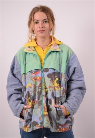 VINTAGE ADIDAS FLEECE JACKET MULTI