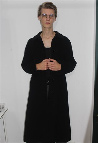 VINTAGE 90' OLDSCHOOL AMAZING BLACK CASUAL COAT