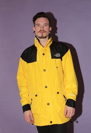 THE NORTH FACE YELLOW GORE TEX COAT