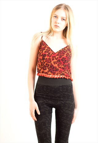 KNITTED ROSE LACE LEGGINGS(BLACK)