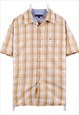 Vintage 90's Tommy Hilfiger Shirt Check Short Sleeve Button