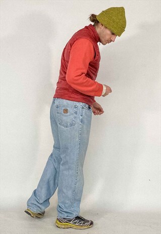 VINTAGE CARHARTT JEANS MEN'S LIGHT BLUE