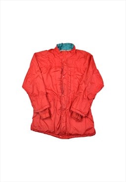 Vintage Eddie Bauer Waterproof Windbreaker Jacket Red Large