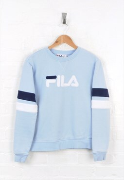 Vintage Fila Sweater Blue Ladies Medium CV11855