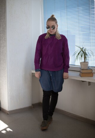 VINTAGE 90'S PURPLE JUMPER