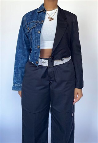 VINTAGE LEVI'S DENIM JACKET BLAZER REWORKED XS/S