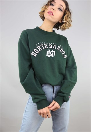 VINTAGE OVERSIZED GREEN CHAMPION SWEATSHIRT