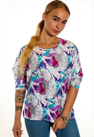 VINTAGE PATTERNED T-SHIRT T318