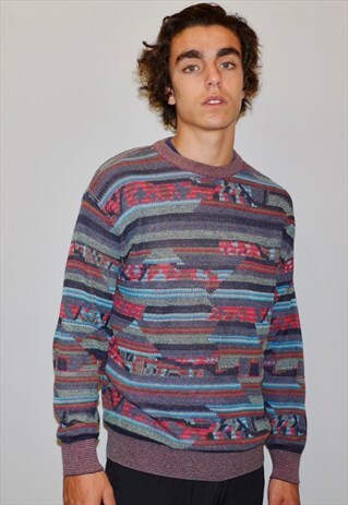 VINTAGE 80'S JUMPER IN MULTICOLOUR