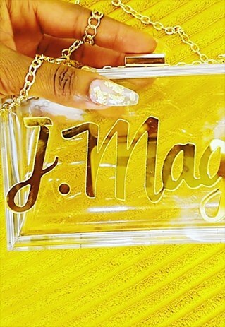 PERSONALISED NAME CLUTCH