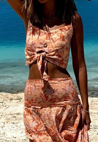 SPELL ON ME PEACH TEZRIN TOP