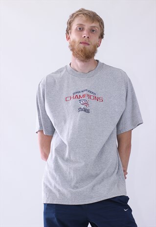 VINTAGE MENS SUPER BOWL XXXVI CHAMPIONS PATRIOTS T-SHIRT