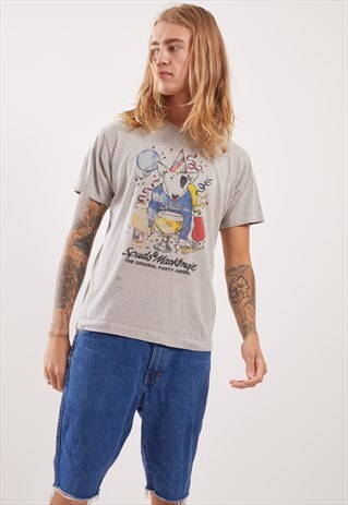VINTAGE PARTY ANIMAL GRAPHIC T-SHIRT