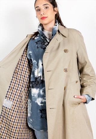 VINTAGE 80S TRENCH COAT ORIGINAL AQUASCUTUM / SP202376