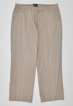 Vintage 90's Adidas Straight Chino Trousers Beige