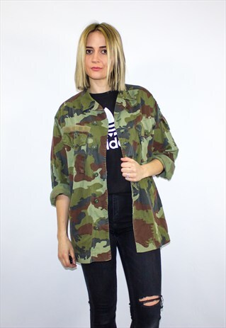 VINTAGE ARMY CAMO SHIRT