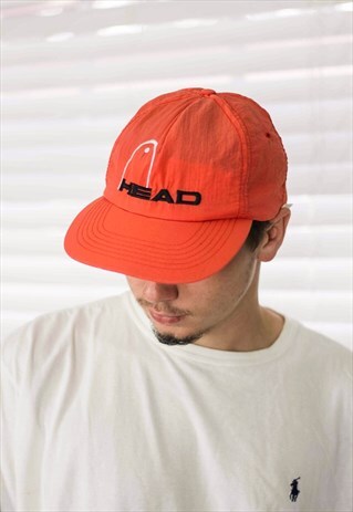 VINTAGE EMBROIDERED LOGO BASEBALL CAP HAT 90S X 2