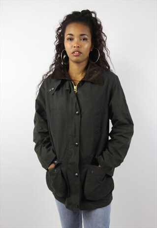 VINTAGE GREEN WAX JACKET