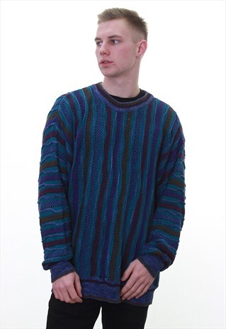 VINTAGE 3D KNIT JUMPER