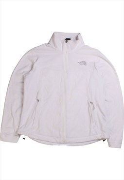 The North Face  Full Zip Up Fleece Jumper Large White