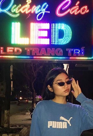CLEAR SLIM LINE SUNGLASSES