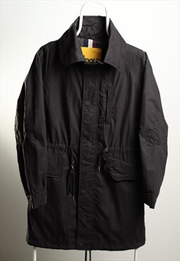Vintage Coax Trench Coat Jacket Black M