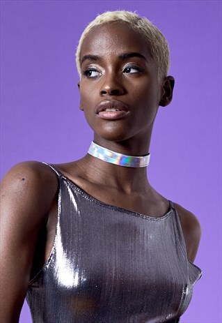 TEMNE HOLOGRAPHIC CHOKER