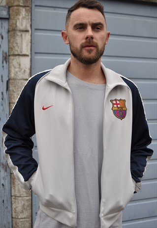 VINTAGE 90'S NIKE BARCELONA FC TRACK JACKET