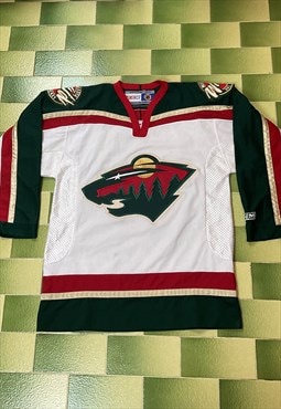Vintage 90s NHL Minnesota Wild Hockey Jersey by CCM Size M