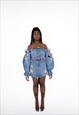 TRUMPET HEM MINI SKIRT