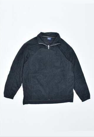 VINTAGE 90'S ASICS TRACKSUIT TOP JACKET BLACK