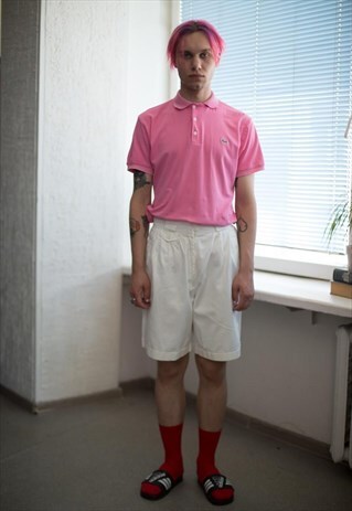 VINTAGE 80'S WHITE COTTONS SHORTS