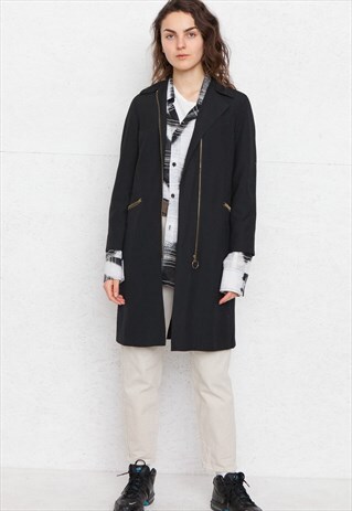 VINTAGE BLACK MIRABELLE COAT
