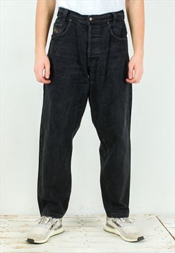 Saddle W38 L32 Jeans Denim Relaxed Straight Pants Trousers