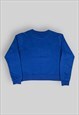 TOMMY JEANS SPELLOUT SWEATSHIRT IN NAVY BLUE