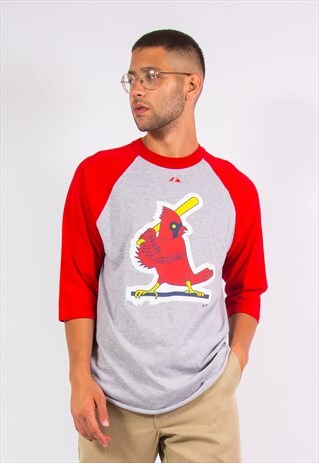 VINTAGE MAJESTIC ST LOUIS CARDINALS BASEBALL T-SHIRT