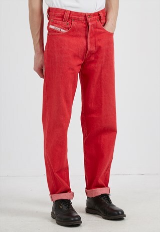 VINTAGE RED DIESEL DENIM JEANS