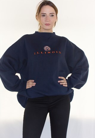 RETRO OVERSIZED ILLINOIS JUMPER