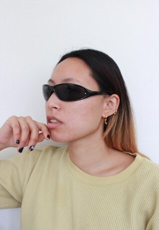 VINTAGE Y2K BLACK SPACEY SUNGLASSES
